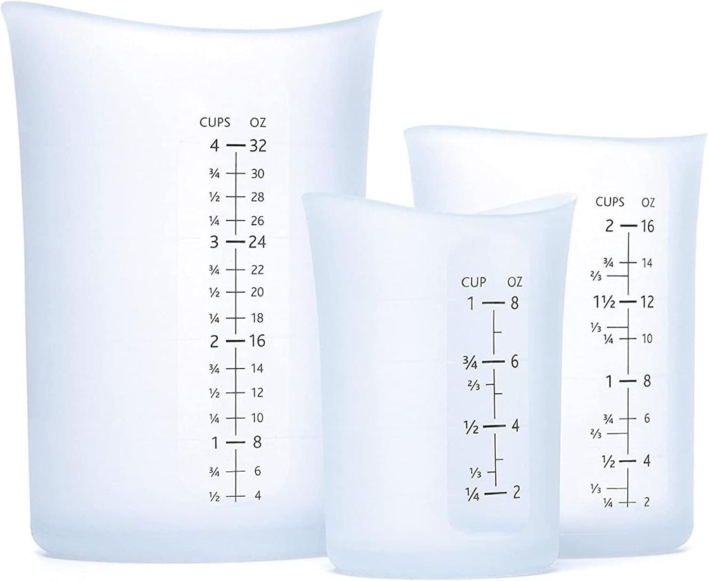Red 5.5-Quart Stand Mixer with Measuring Cup Set of 3 S24326