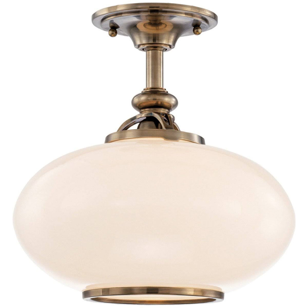 1 Light Semi Flush Old Nickel B53206