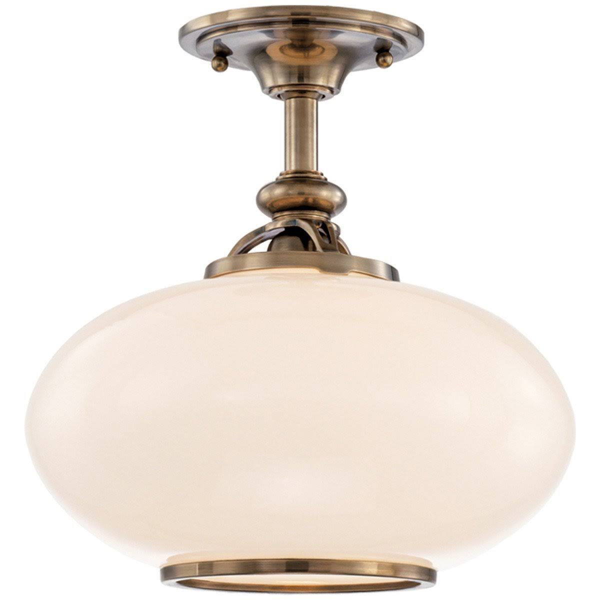 1 Light Semi Flush Old Nickel B53206