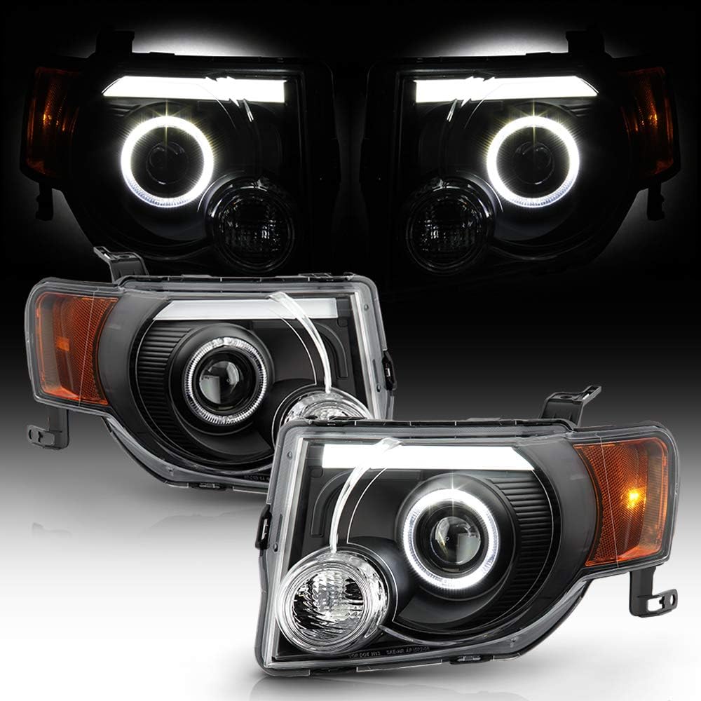 Black Housing LED Projector Headlights for Ford Escape Y95993