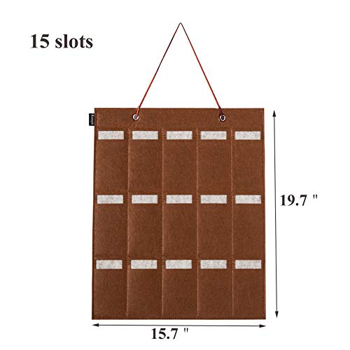 16 Slots Grey Wall Mounted Sunglasses Organizer N379754