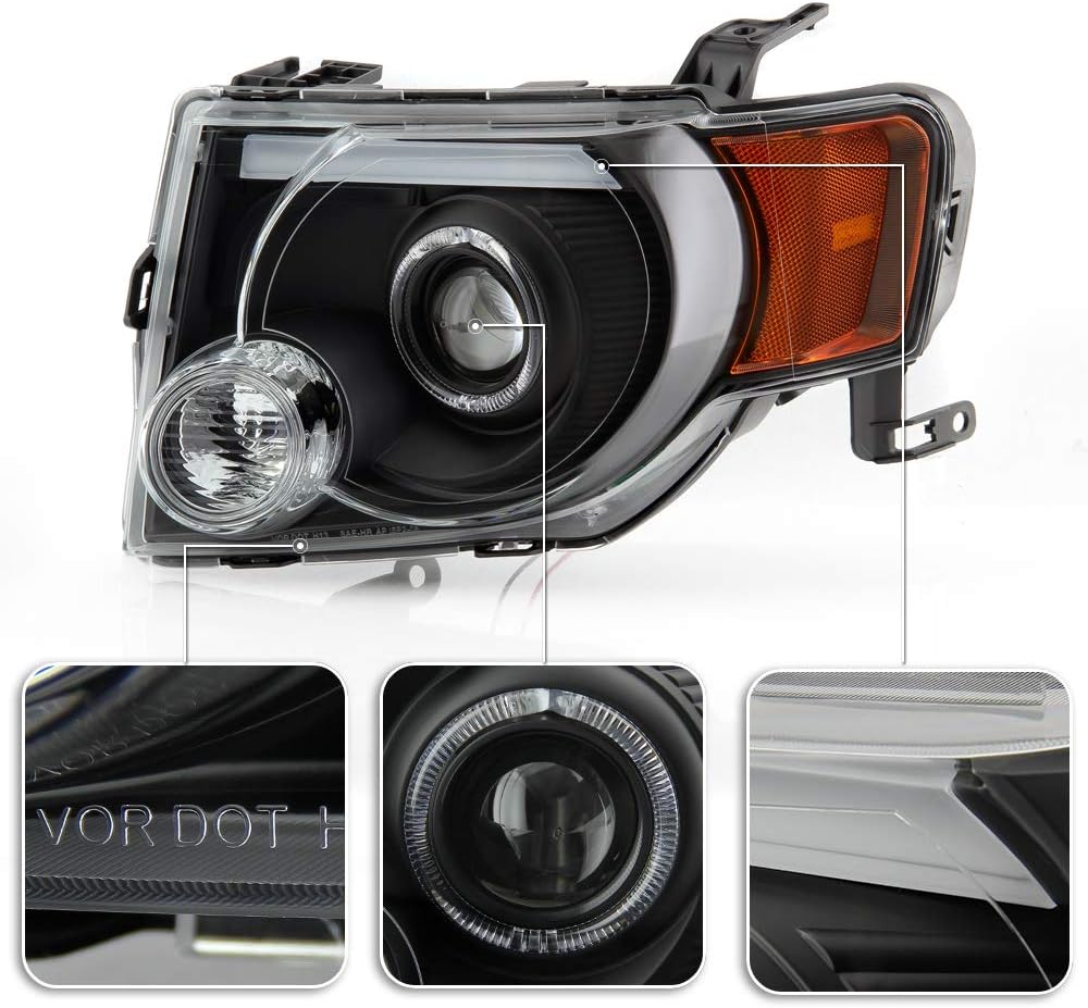 Black Housing LED Projector Headlights for Ford Escape Y95993