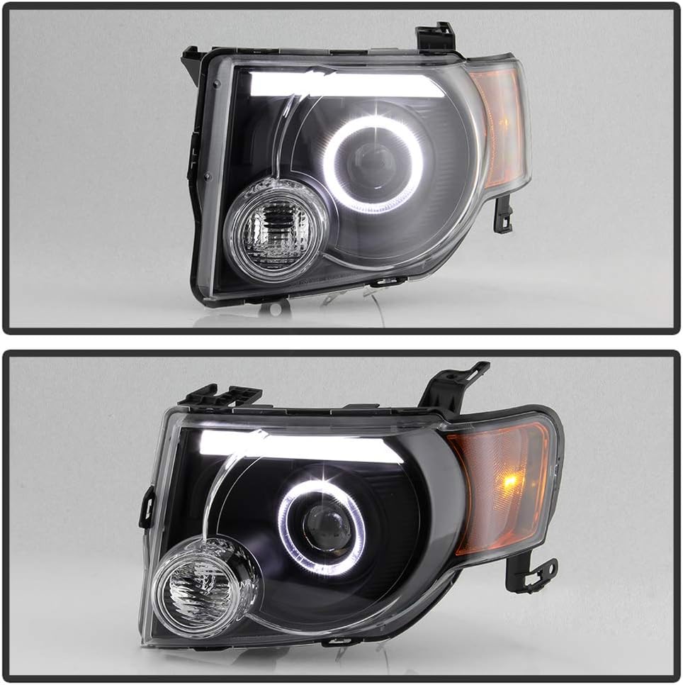 Black Housing LED Projector Headlights for Ford Escape Y95993