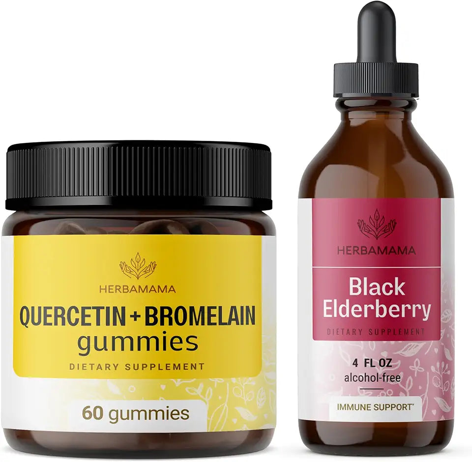 Quercetin Gummies and Elderberry Tincture Kit Q522494