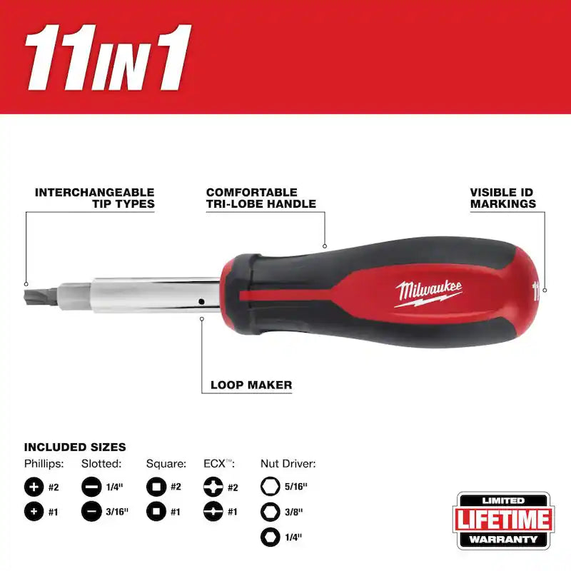 11-in-1 Multi-Tip Screwdriver Y200