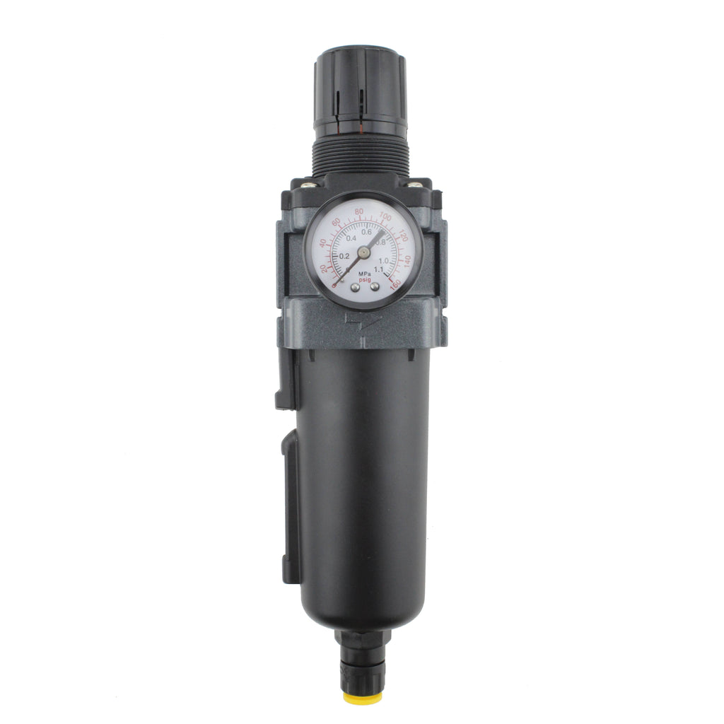 1/4in NPT Metal FRL Air Filter Regulator D207