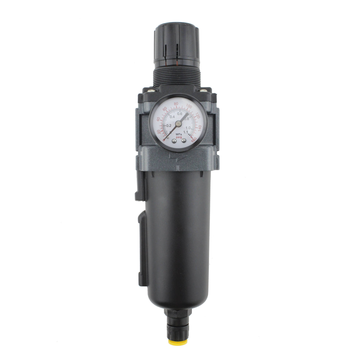 1/4in NPT Metal FRL Air Filter Regulator D207