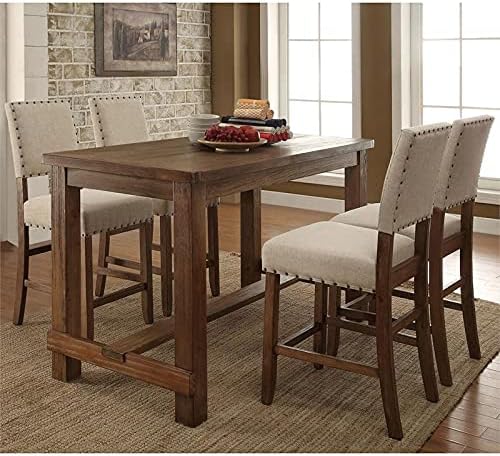 Wood Counter Height Dining Table S8239