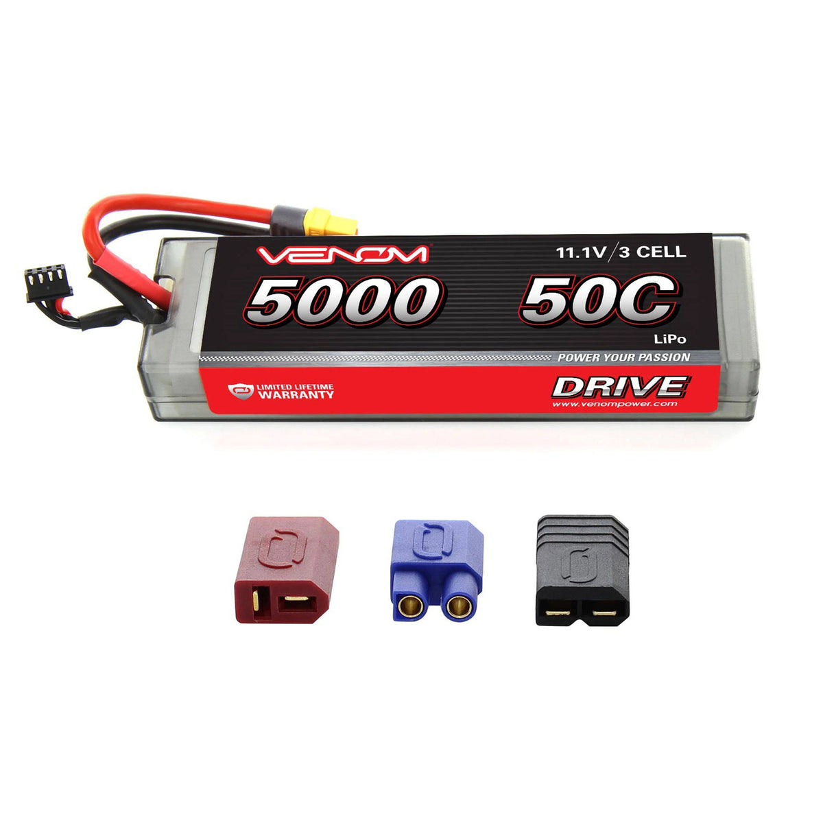 11.1V 5000mAh Lipo Hardcase Flat Pack Battery V259970