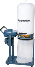 1 HP Dust Collector with 1 Micron Bags and Mobile Base S86741
