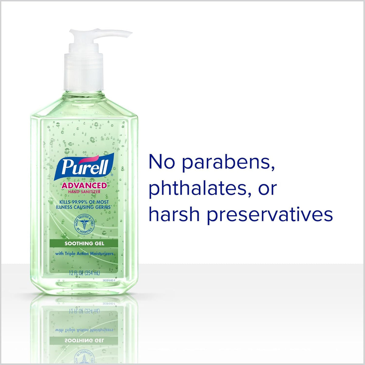 12 fl oz Pump Bottle Hand Sanitizer Gel (Pack of 12) F99397