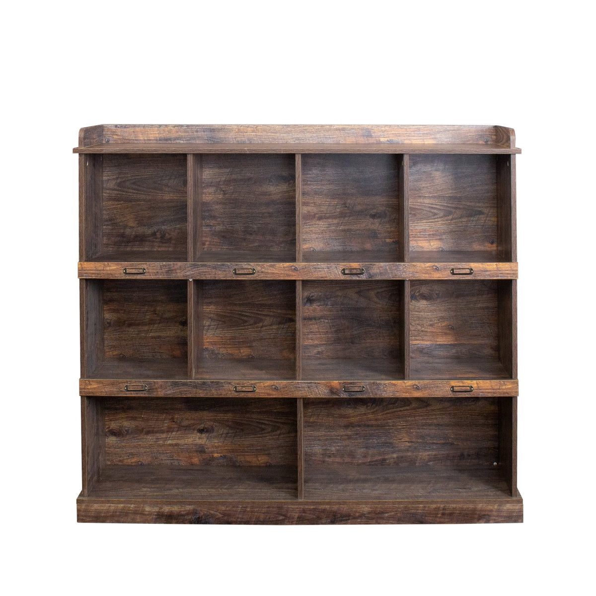 10-Compartment Open Cubby Storage Shelf B959634