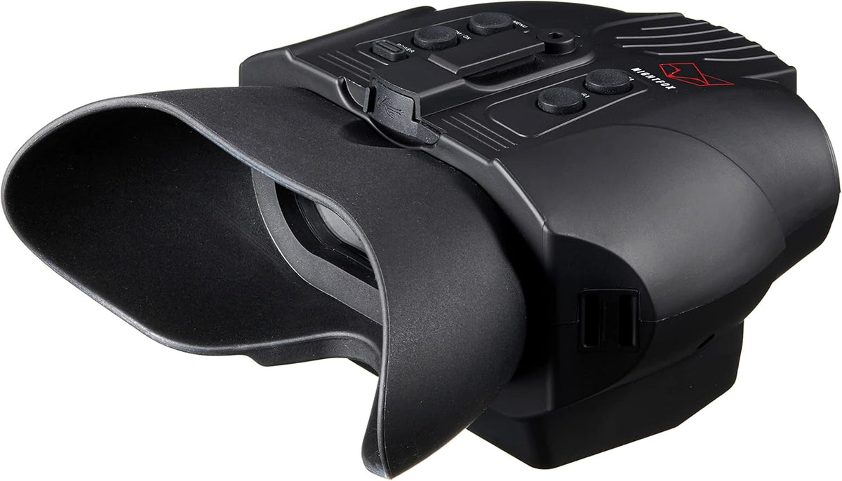 Red HD Digital Night Vision Goggles with 1x Magnification, 940nm Infrared, 1080p Video, USB Rechargeable T433125