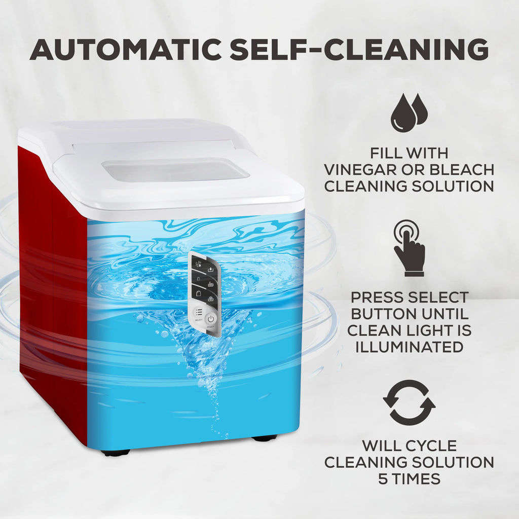 Automatic Self-Cleaning 26-Pound Ice Maker T7649