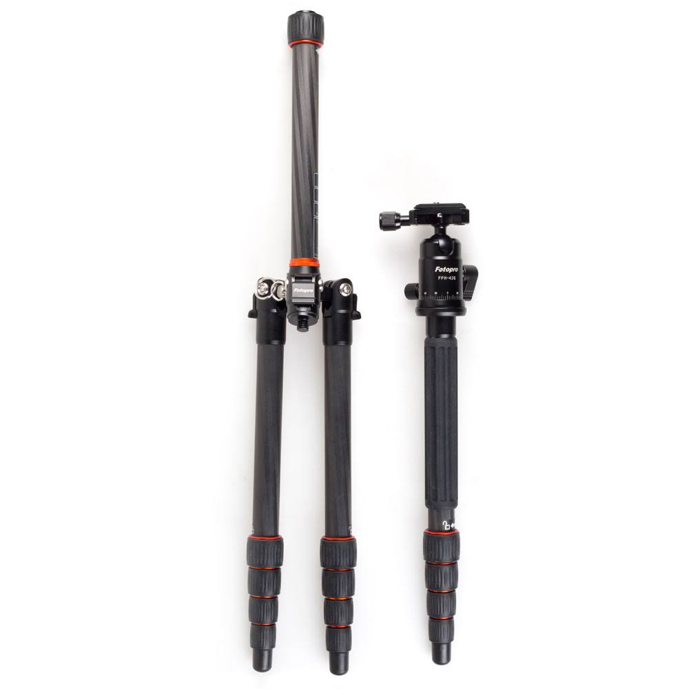 Carbon Fiber 5-Section Tripod Kit with Monopod and Ball Head L994