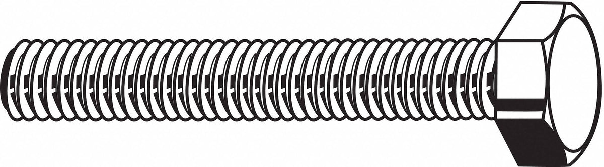1/4 inch-20 Grade 5 Hex Head Cap Screw, Steel, Pk 1400 V166308