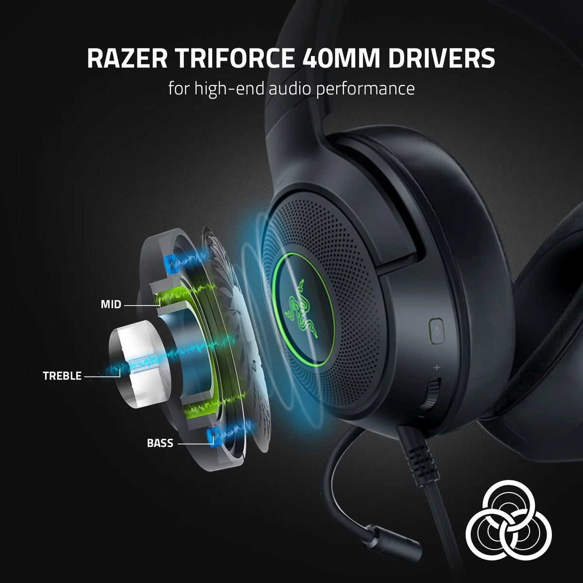 Black Wired Gaming Headset K16236