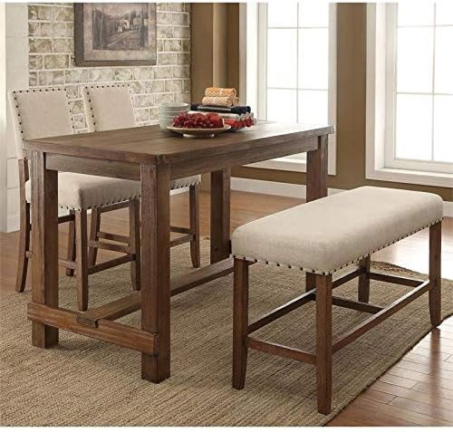 Wood Counter Height Dining Table S8239