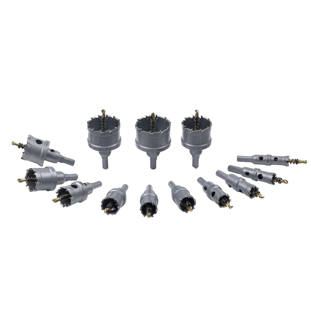 10 Pcs Carbide Hole Saw Set with Storage Case Z7698
