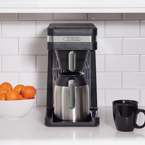10-Cup Black Stainless Steel Coffee Maker P2371