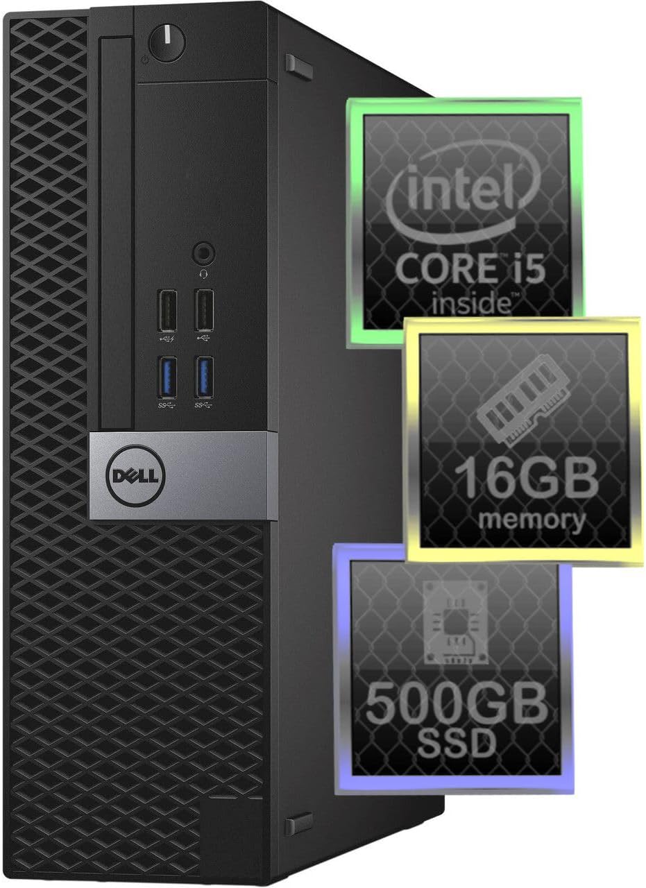Desktop Computer Intel i5 16GB DDR3 RAM 500GB SSD Windows 10 Professional I295217