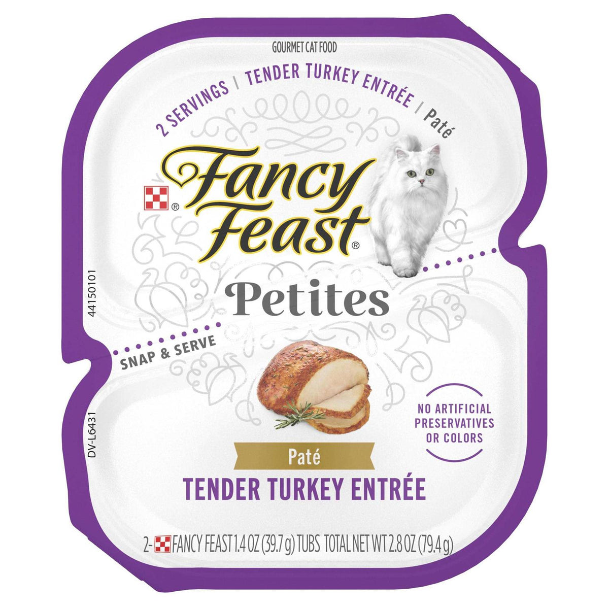 Pate Tender Turkey Entree Wet Cat Food U65617