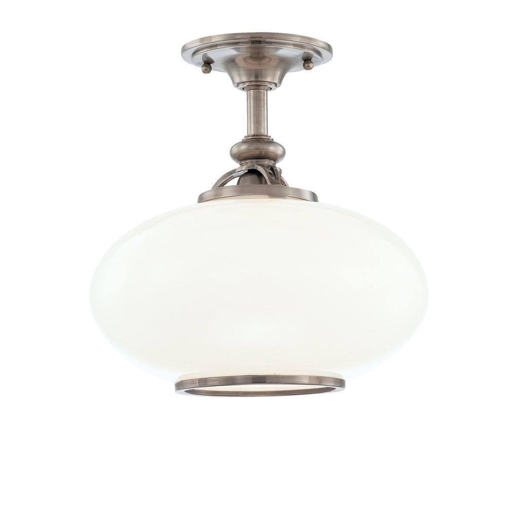 1 Light Semi Flush Old Nickel B53206