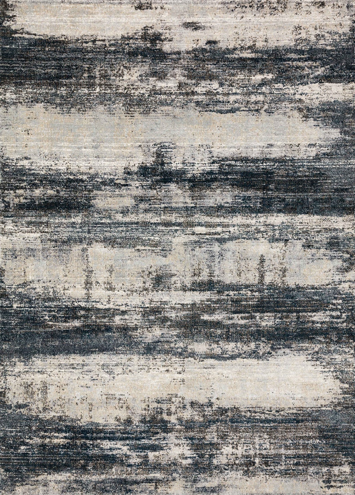 Navy Stone Rug E6088