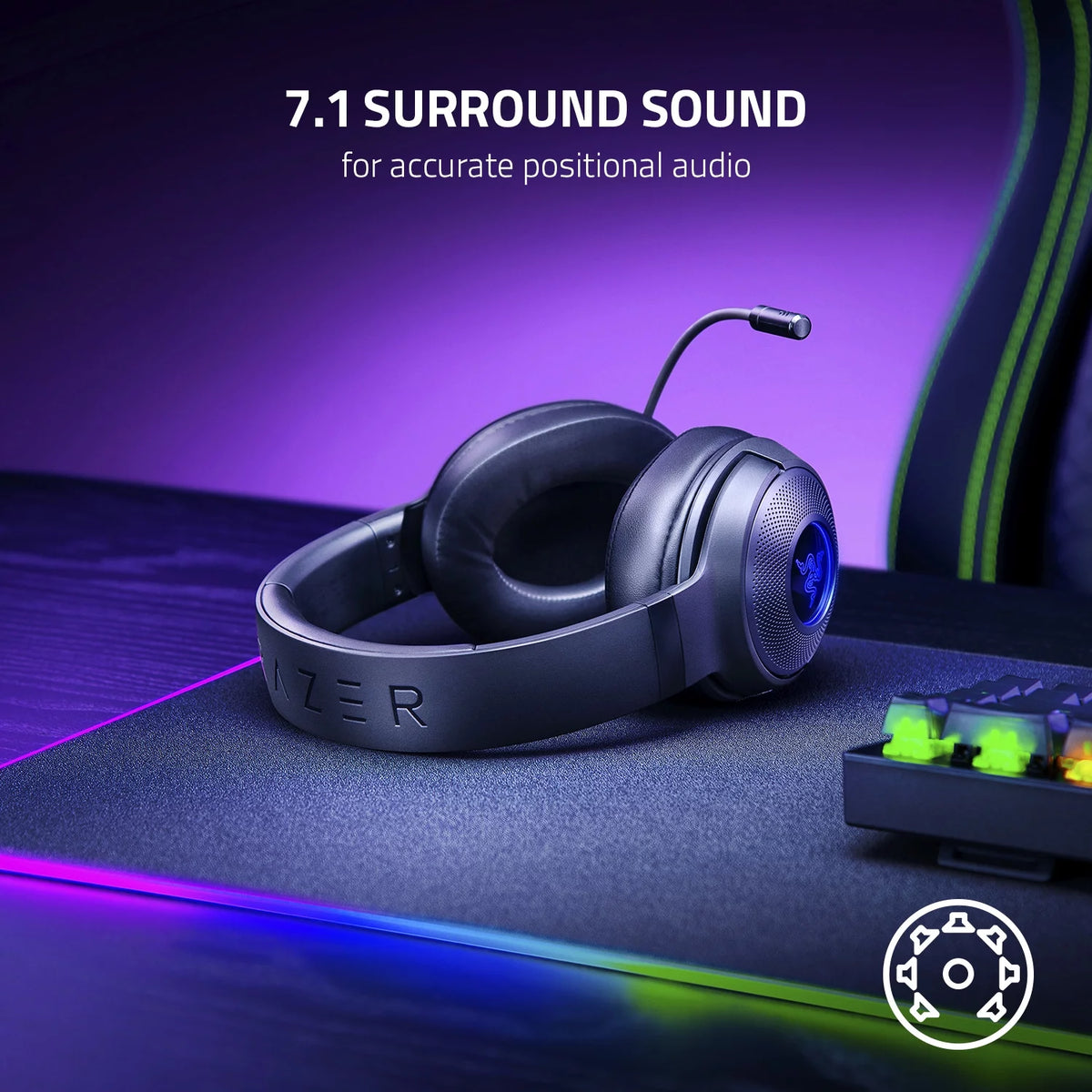 Black Wired Gaming Headset K16236