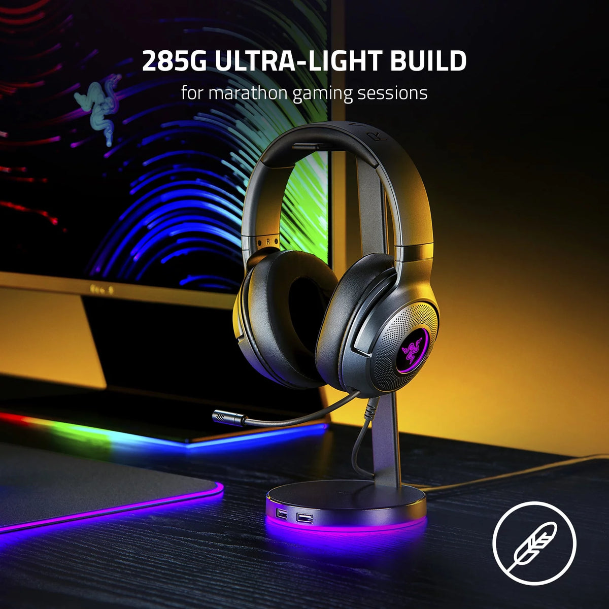Black Wired Gaming Headset K16236