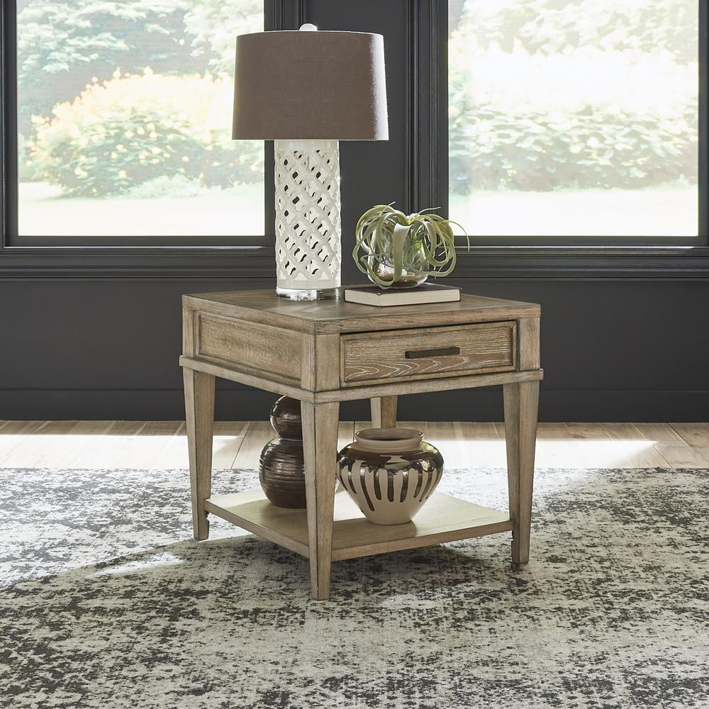 1 Drawer Wood End Table J878803