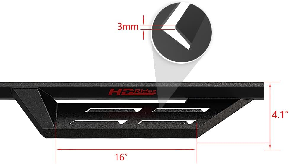 Steel Construction Drop Down Style Running Boards A838540